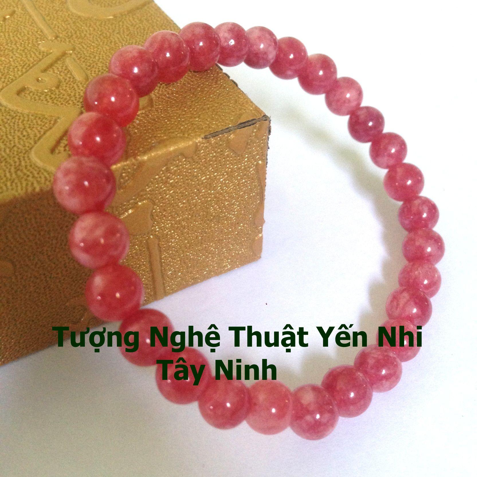Vòng tay RUBY ẤN hạt 6ly