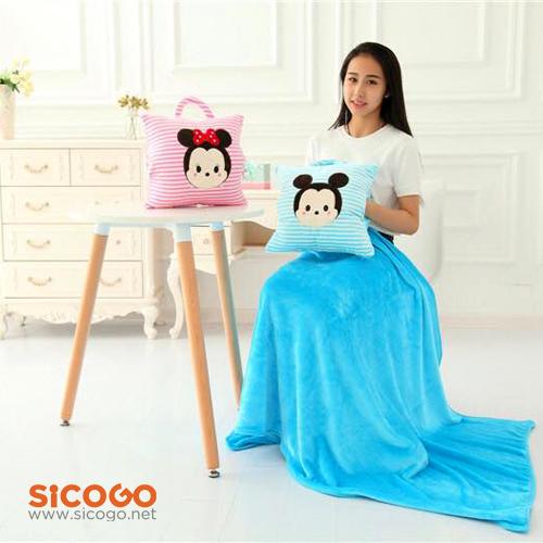 Gối tựa lưng có mền du lịch đa năng (1x1.6m) Sicogo