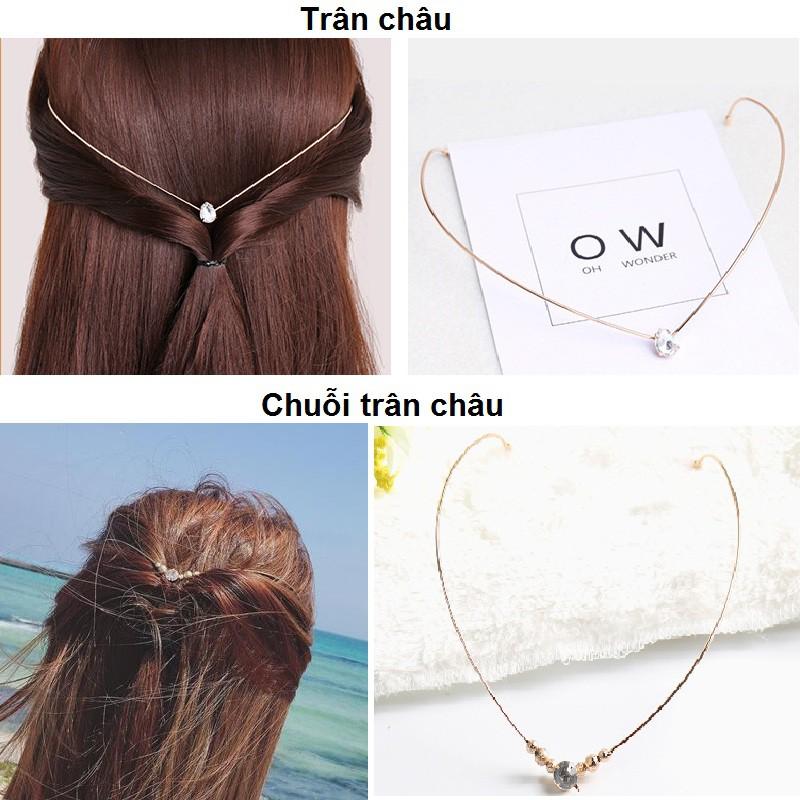 [HCM]Băng đô cài tóc 2in1 Hàn Quốc