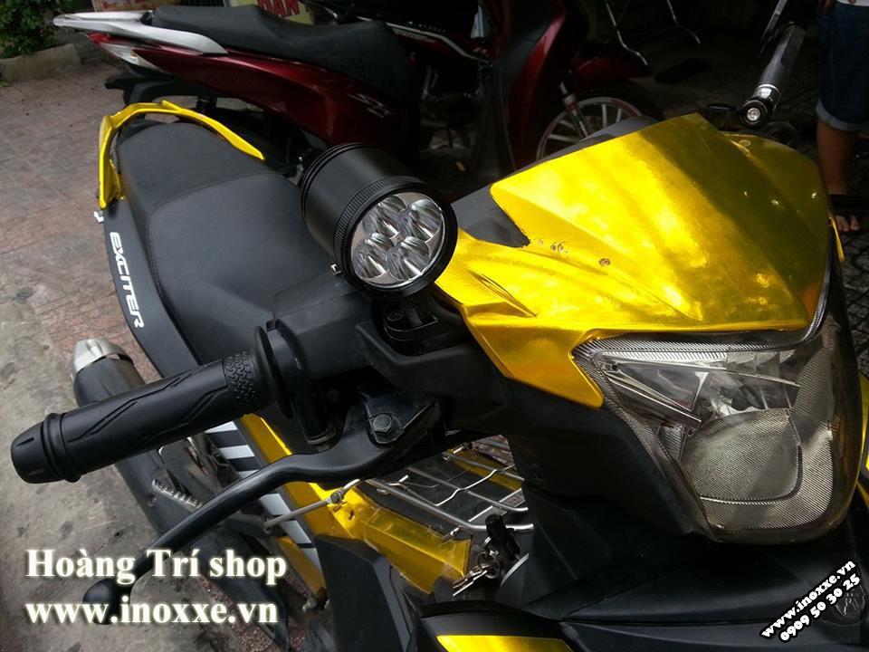 Đèn LED trợ sáng cho xe máy đi phượt L4 Siêu Sáng