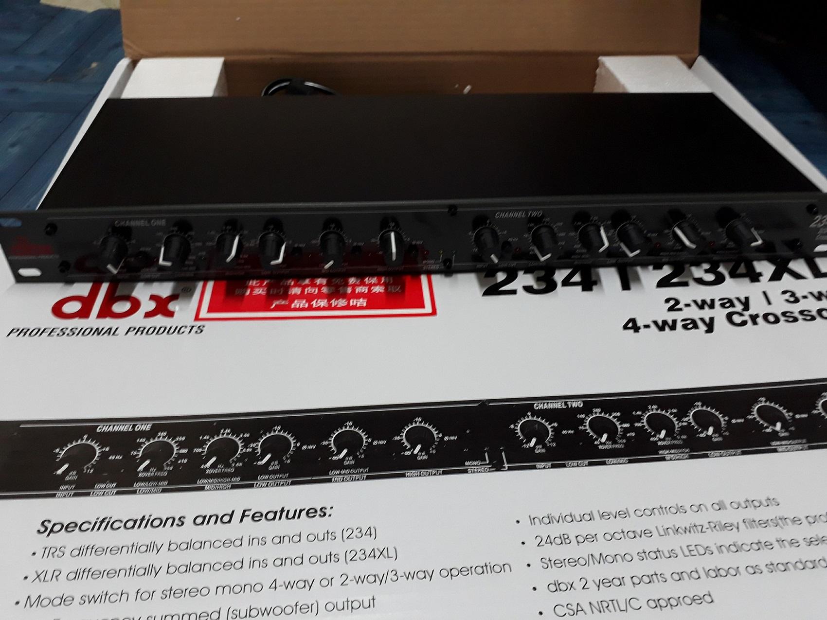 PHÂN TẦN CROSSOVER DBX 234XL-LOẠI 1