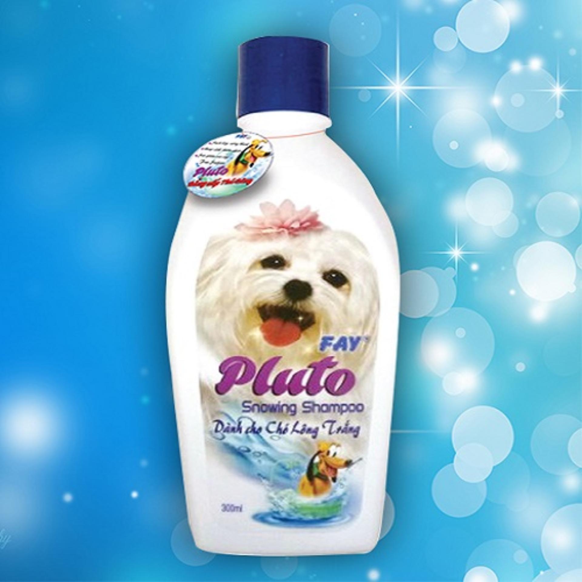Sữa tắm Tắm Pluto Snowing 300ml cho chó lông trắng