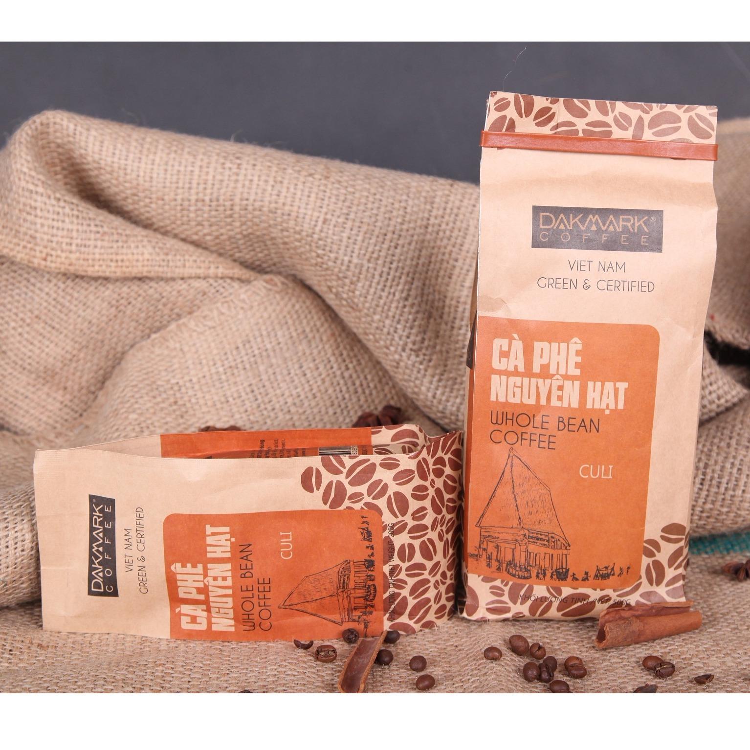 Combo x2 Cà phê Culi nguyên hạt DakMark 200g