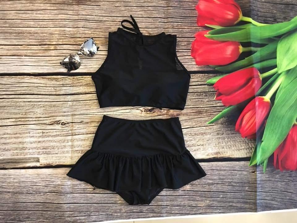 [HCM]Bikini croptop phối lưới