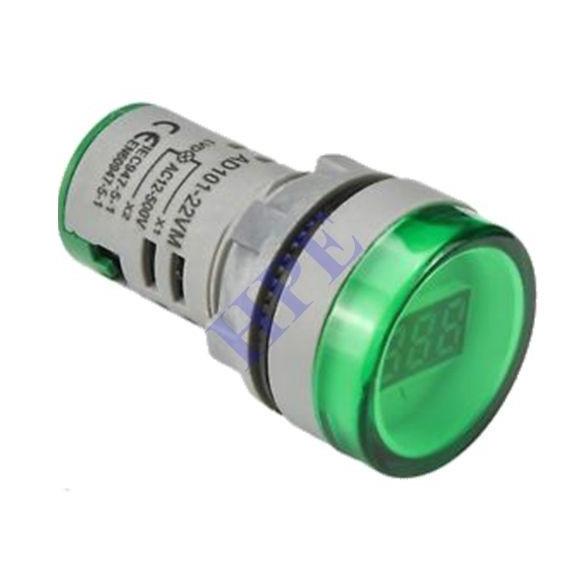 Đèn báo volt phi 22 xanh