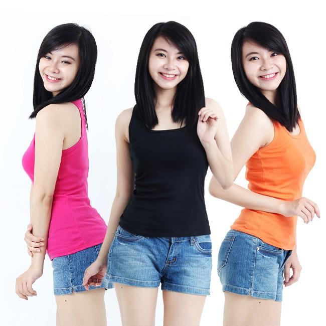 [HCM]Áo 3 Lỗ Nữ Đủ Màu