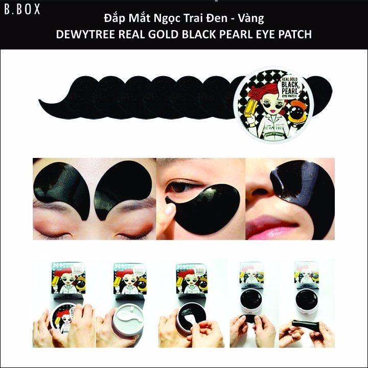 Mặt Nạ Mắt Dewytree Real Gold Black Pearl Eye Patch 90g