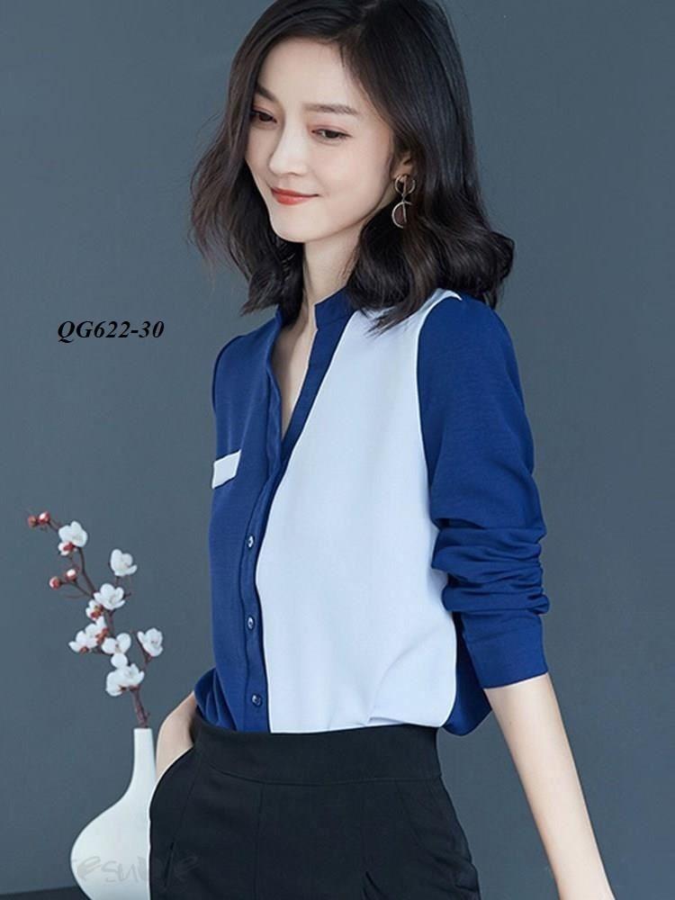 ÁO SƠ MI PHỐI MÀU - SIZE S-6XL