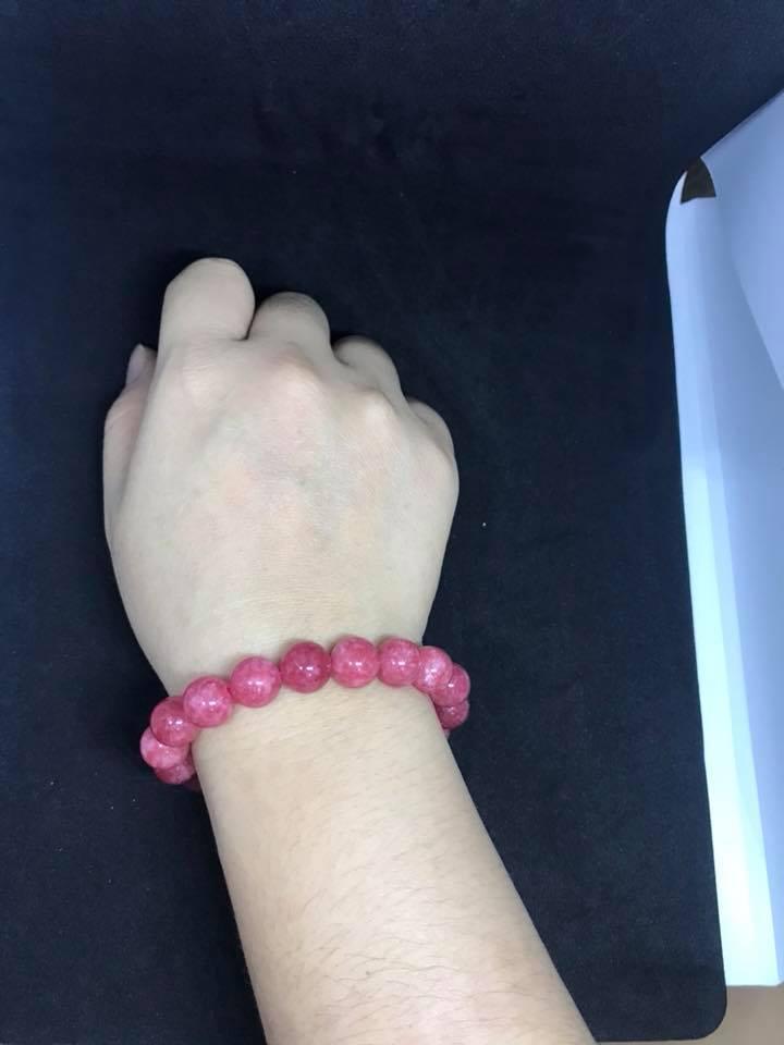 [HCM]VÒNG TAY ĐÁ RUBY HỒNG NGỌC 10LY