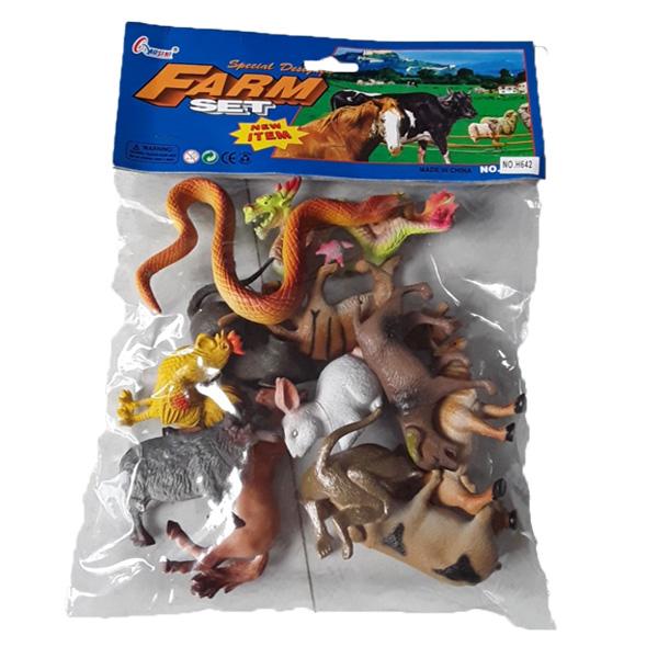 Bộ đồ chơi giúp bé nhận biết con vật bằng nhựa cứng, Do choi giup be nhan biet cac con vat 12 con giap