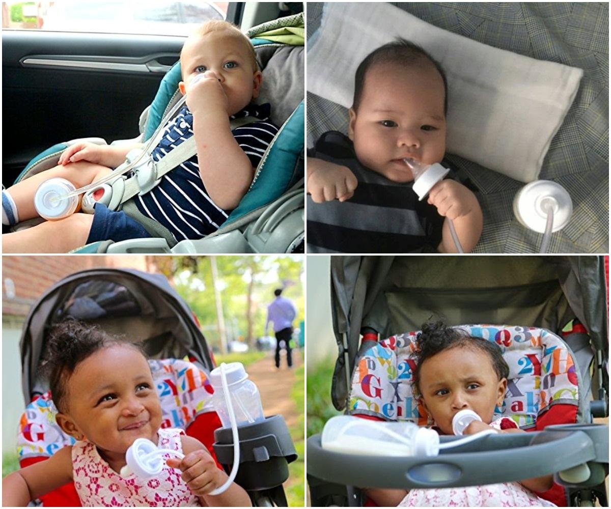 Bình Sữa Rảnh Tay Lil Jumbl
