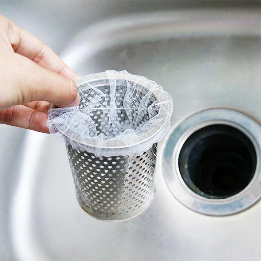 Combo 200 Túi Lưới Lọc Rác Tiện Dụng Dành Cho Bồn Rửa Chén - Túi Lọc Rác Bồn Rửa Chén Bát