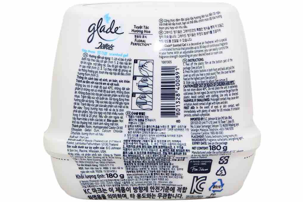 Sáp thơm glade 180g