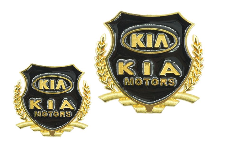 Bộ 02 Huy hiệu logo xe hơi KIA