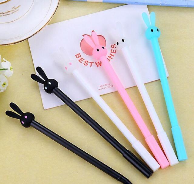 Bút viết mực nước Thỏ Cony có 4 màu mực đen đỏ xanh tím - SakuraShop