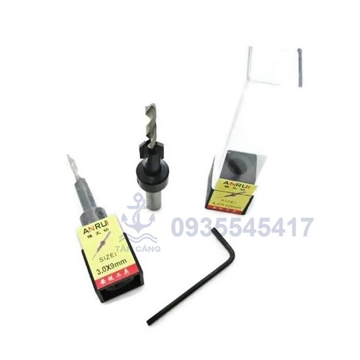 Mũi Khoan Mồi Âm Vít Anrui 3x8mm / 3x9mm