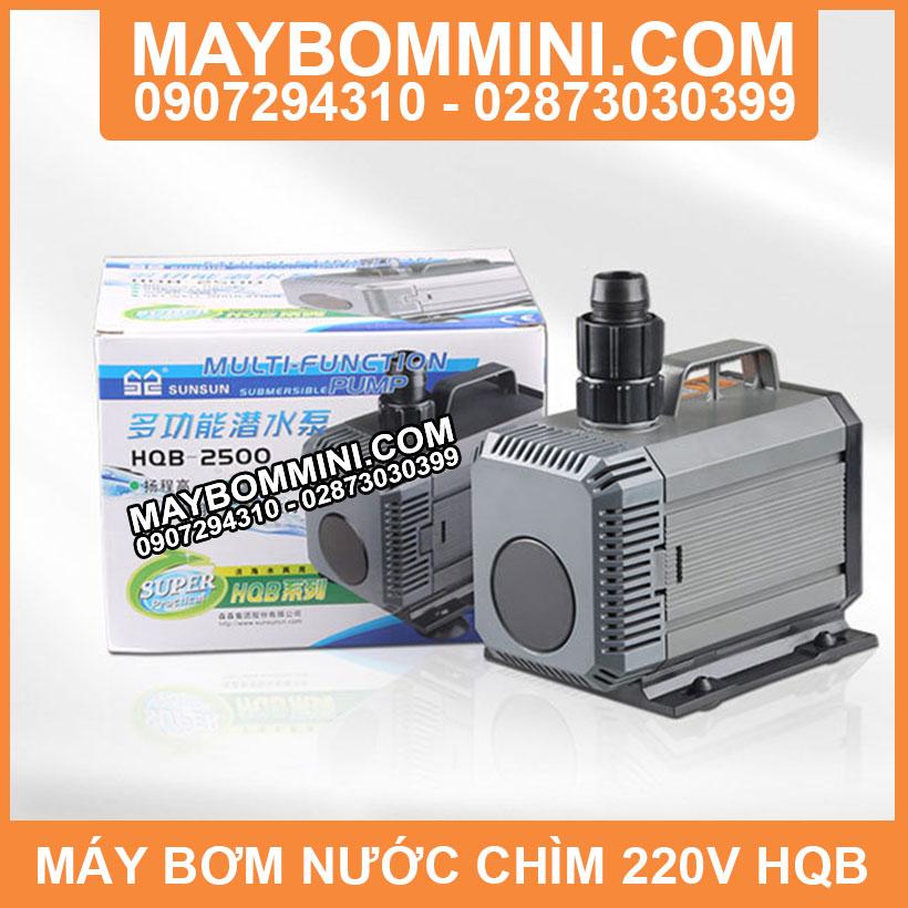 [HCM]Máy bơm nước chìm hồ cá hòn non bộ nước thải 220V HQB-2000