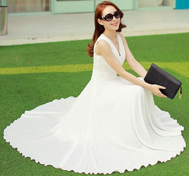 Đầm maxi nữ thanh lịch - 85088