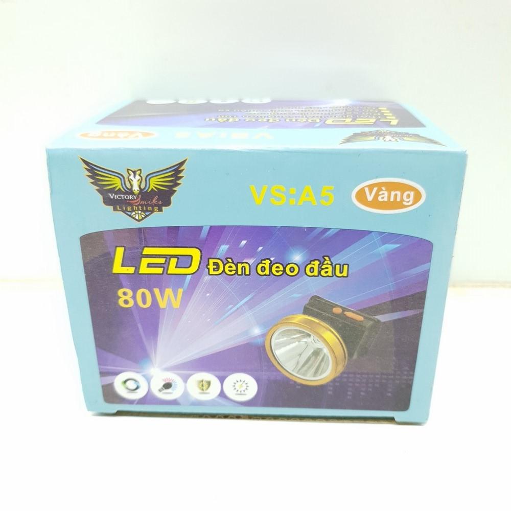 Đèn Pin LED Đeo Đầu Victory VS-A5 80W ( Bóng Vàng )