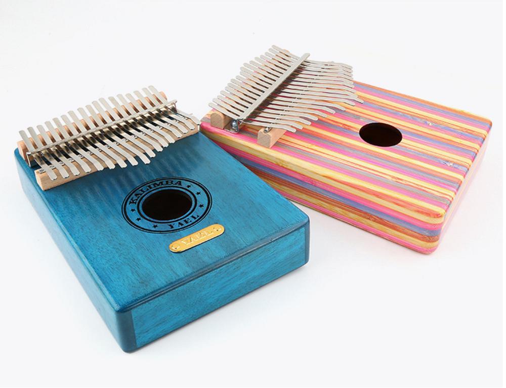 ĐÀN THUMB PIANO YAEL 17 PHÍM GỖ MẶT CƯỜI CAO CẤP - KALIMBA 17 KEYS - HÀNG CÓ SẴN.
