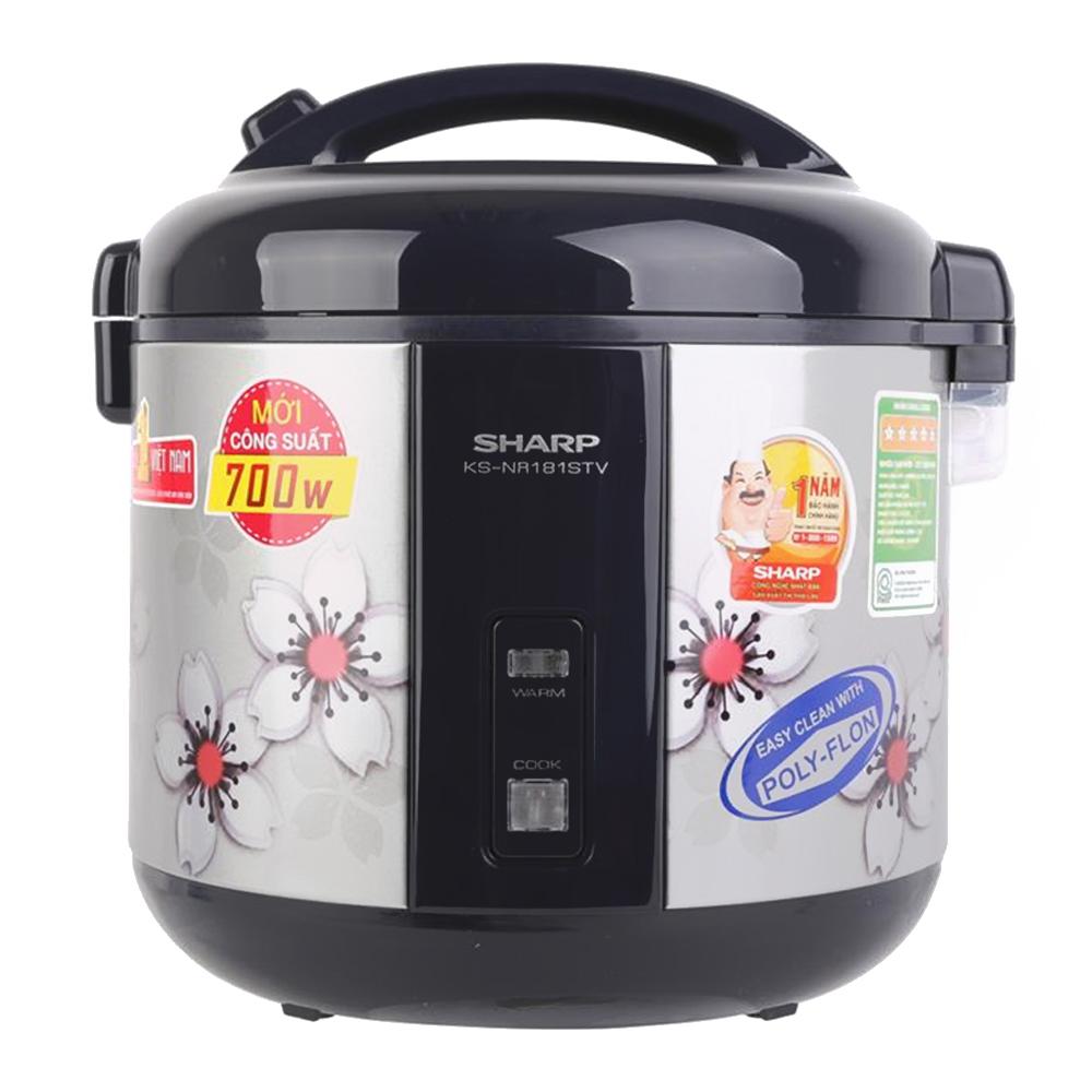 Nồi cơm điện nắp gài Sharp KS-NR181STV 1.8 lít (giao màu ngẫu nhiên)