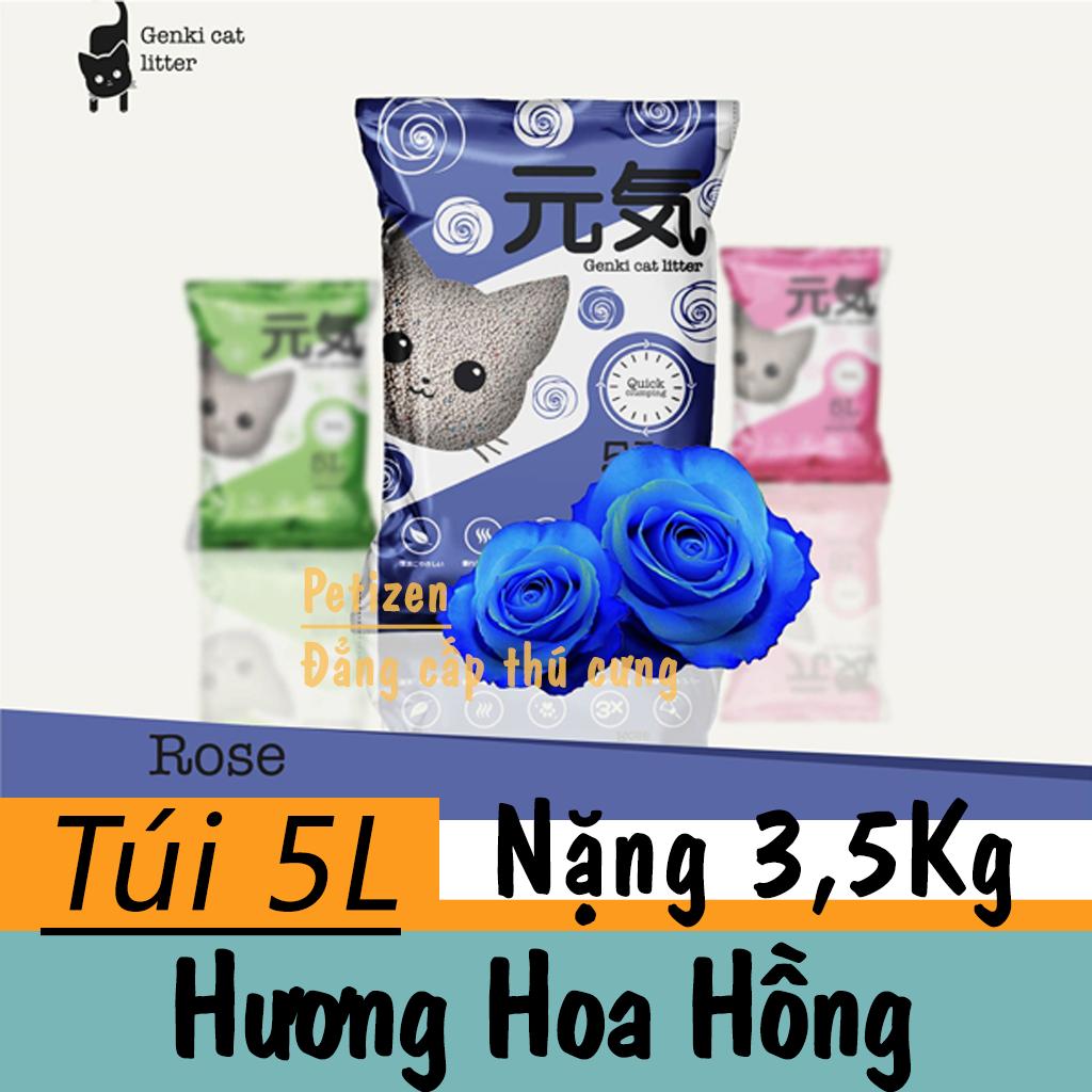 [Túi 5Lit] Cát vệ sinh Genki cho Mèo