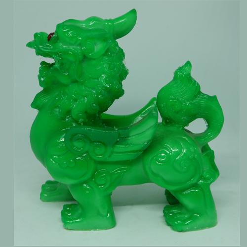 Kỳ hưu xanh đứng lớn poly PT0144