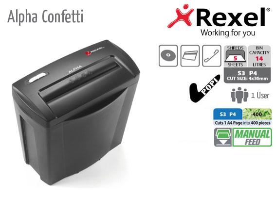 Máy hủy tài liệu GBC Alpha Confetti - 10 lít