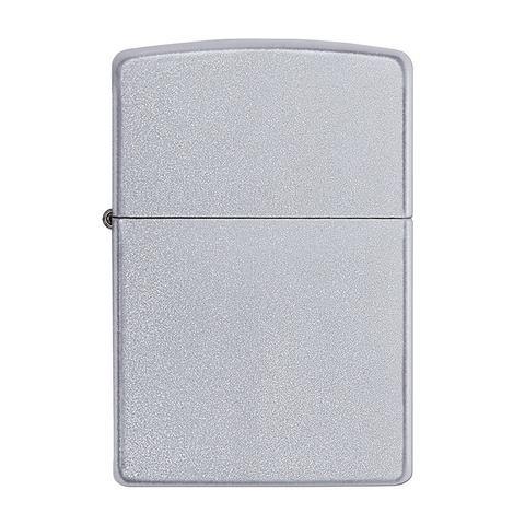 Zippo Satin Chrome Xước Bụi Bạc Kiểu Satin 205