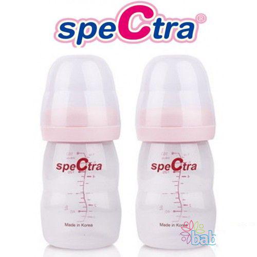 Bộ 2 bình trữ sữa cổ rộng Spectra (160ml)