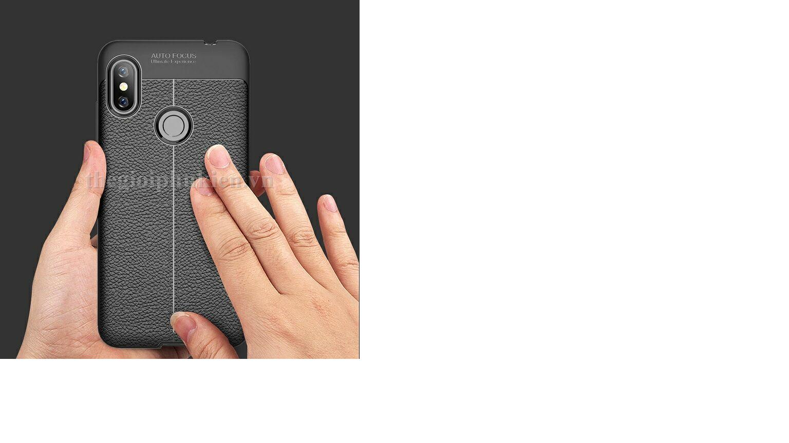 Ốp lưng Xiaomi Redmi Note 6 Pro / Dẻo thời trang giả da cao cấp - Hàng nhập khẩu