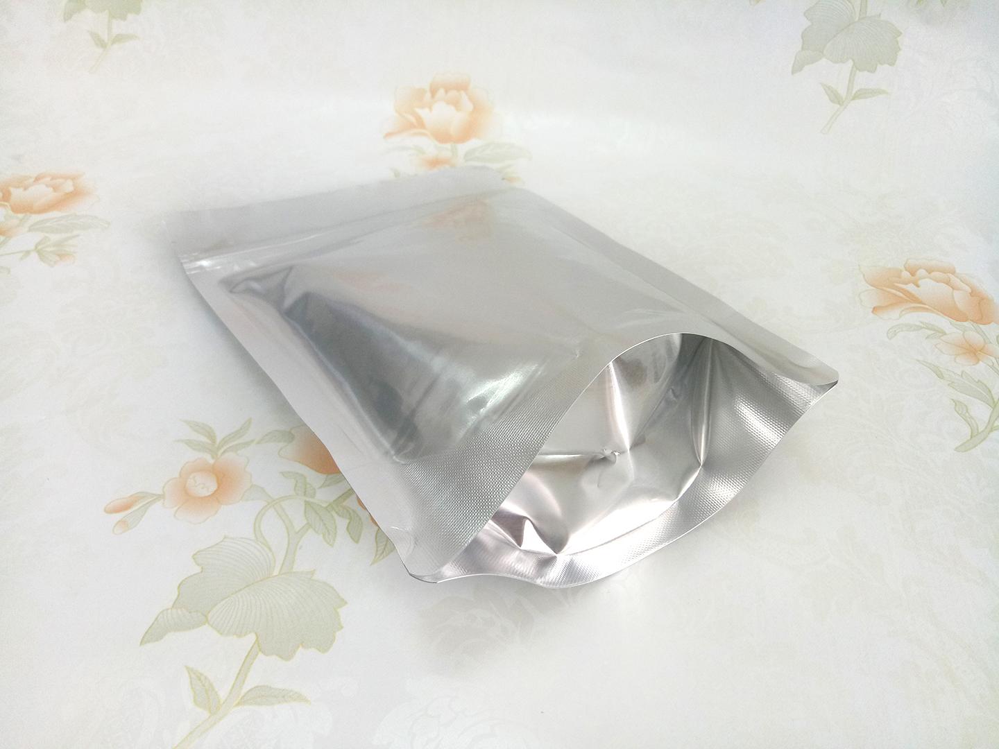 1kg Túi zip 2 mặt bạc 12x17cm