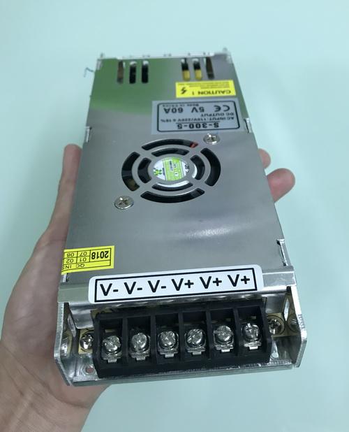 Nguồn 5V60A mỏng, có Quạt, mã số VT01