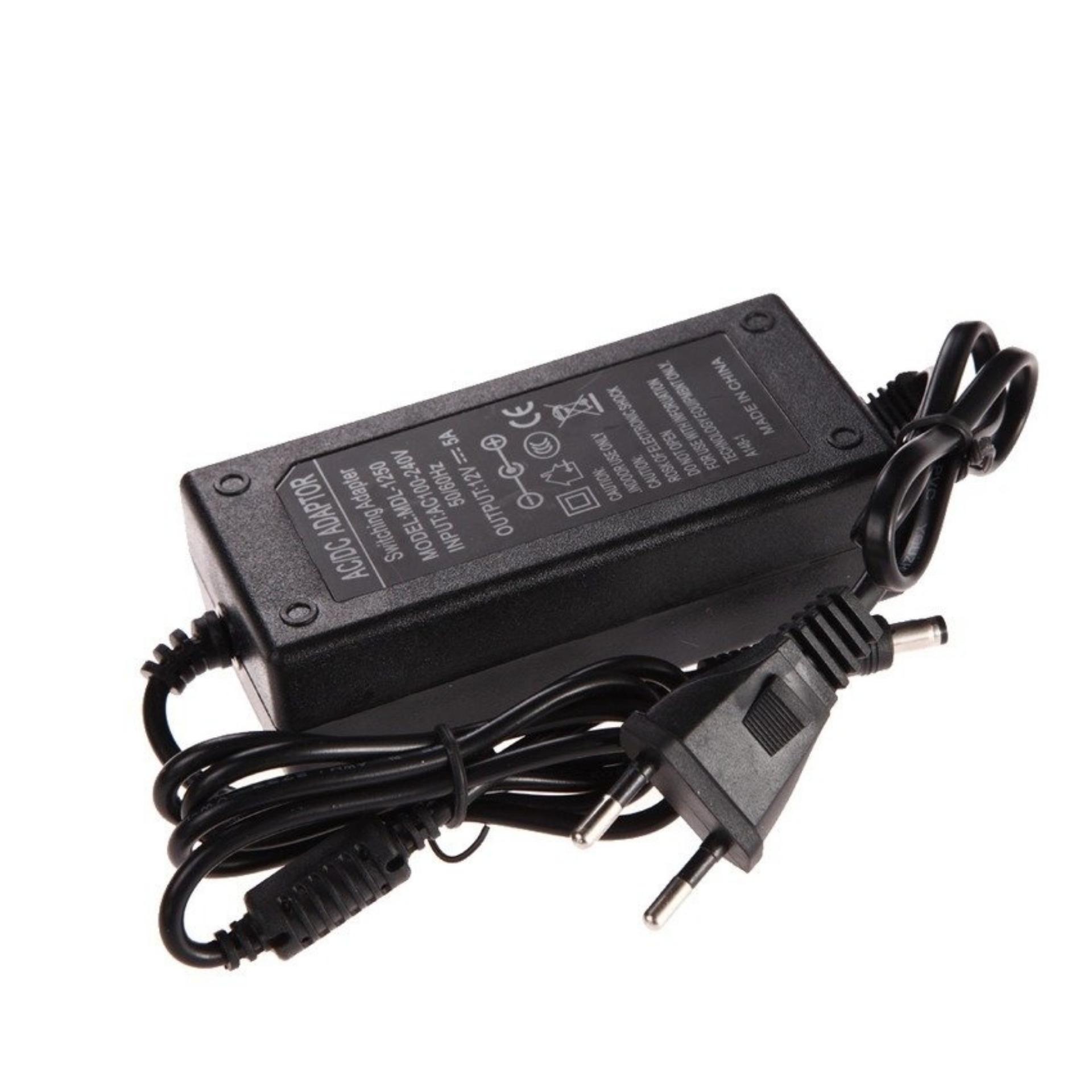 Nguồn led 12V-5A vỏ nhựa (DC)