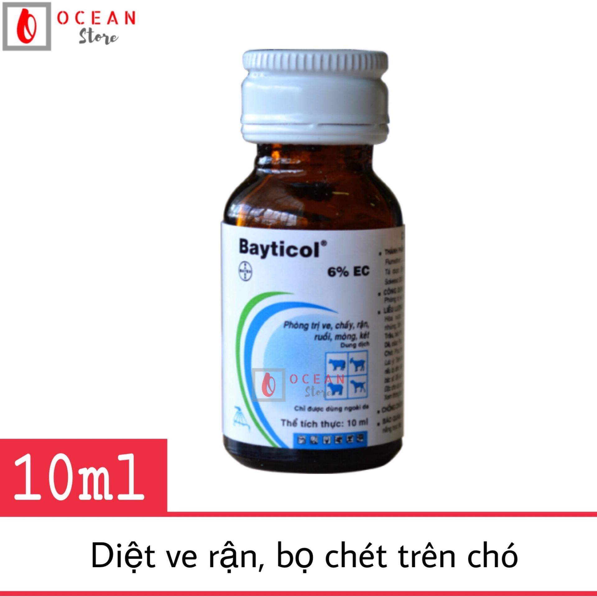 Thuốc pha tắm diệt ve ghẻ, bọ chét trên chó - Bayer Bayticol