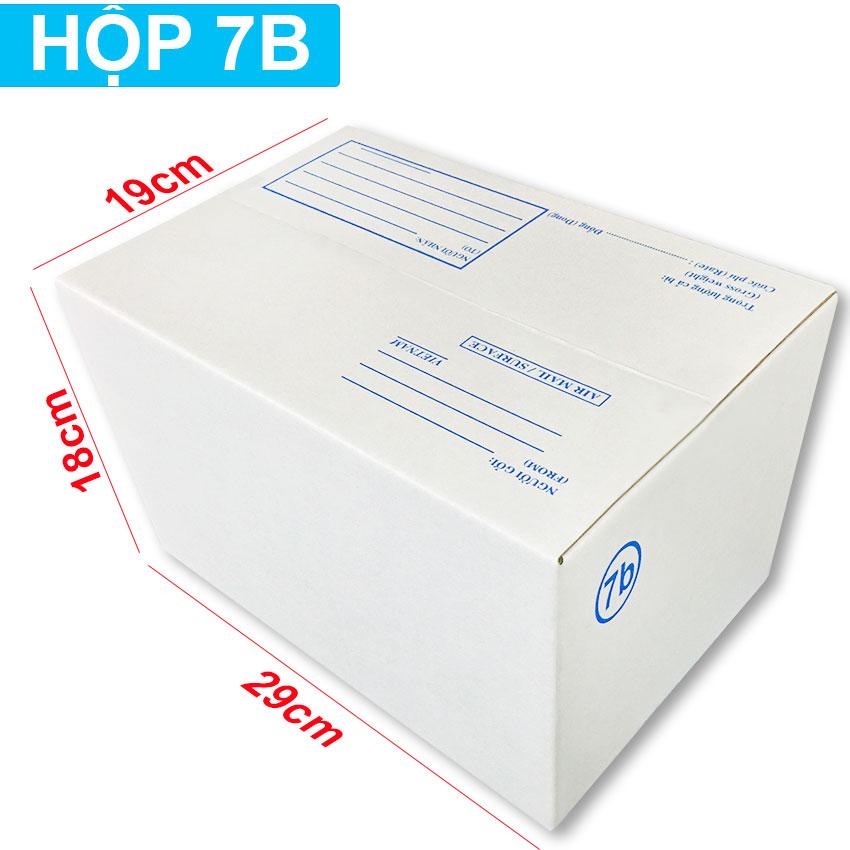[HCM] Bộ 10 cái hộp giấy carton size 7B (29 x 19 x 18cm) Hộp giấy , thùng các tông