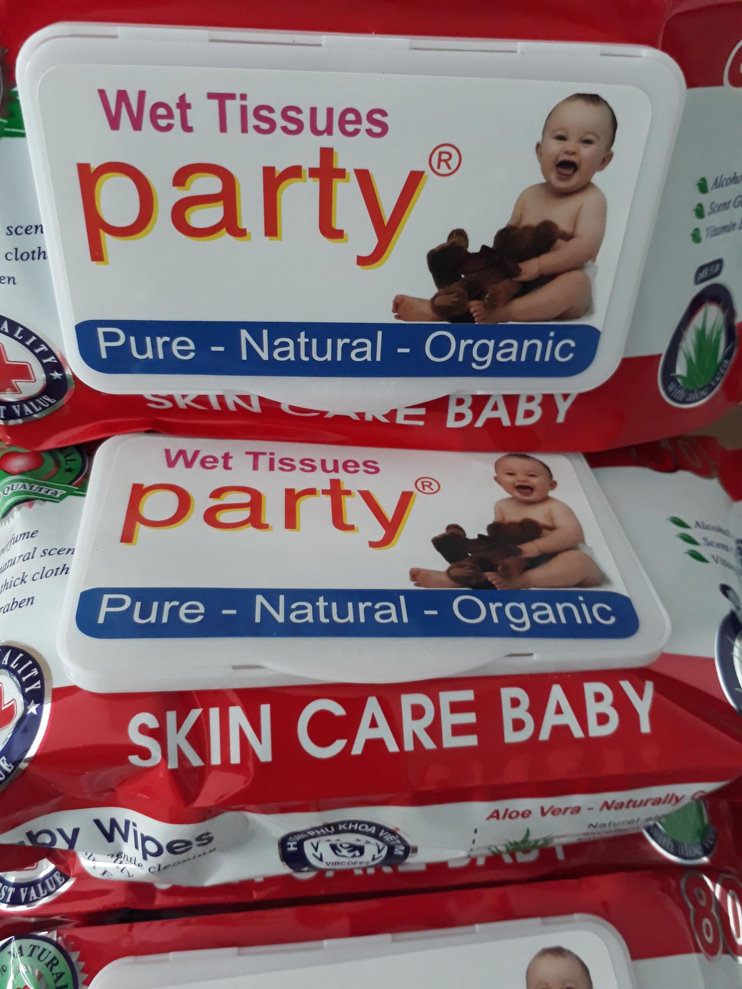 Combo 10 gói khăn ướt Party