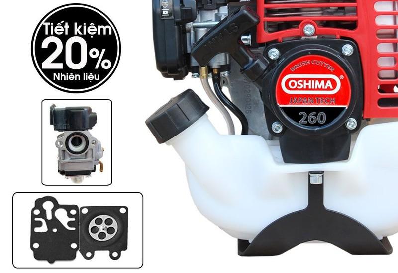 Máy cắt cỏ 2 thì Oshima 260 - Dùng được cả cắt lúa - ABG shop