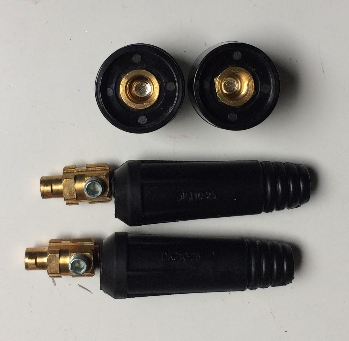 [HCM]Bộ 2 rắc đực + 2 rắc cái 10-25 nối máy hàn