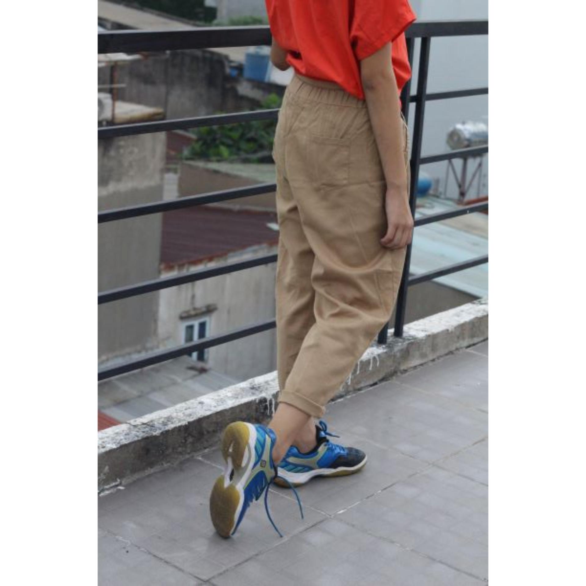 QUẦN BAGGY NỮ LƯNG THUN