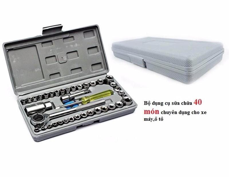 Bộ dụng cụ sữa chữa xe máy ô tô 40 món