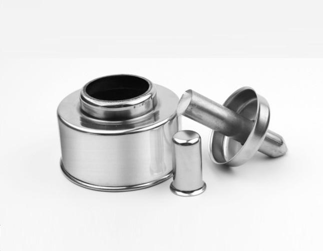Đèn cồn bằng inox 200ml màu bạc