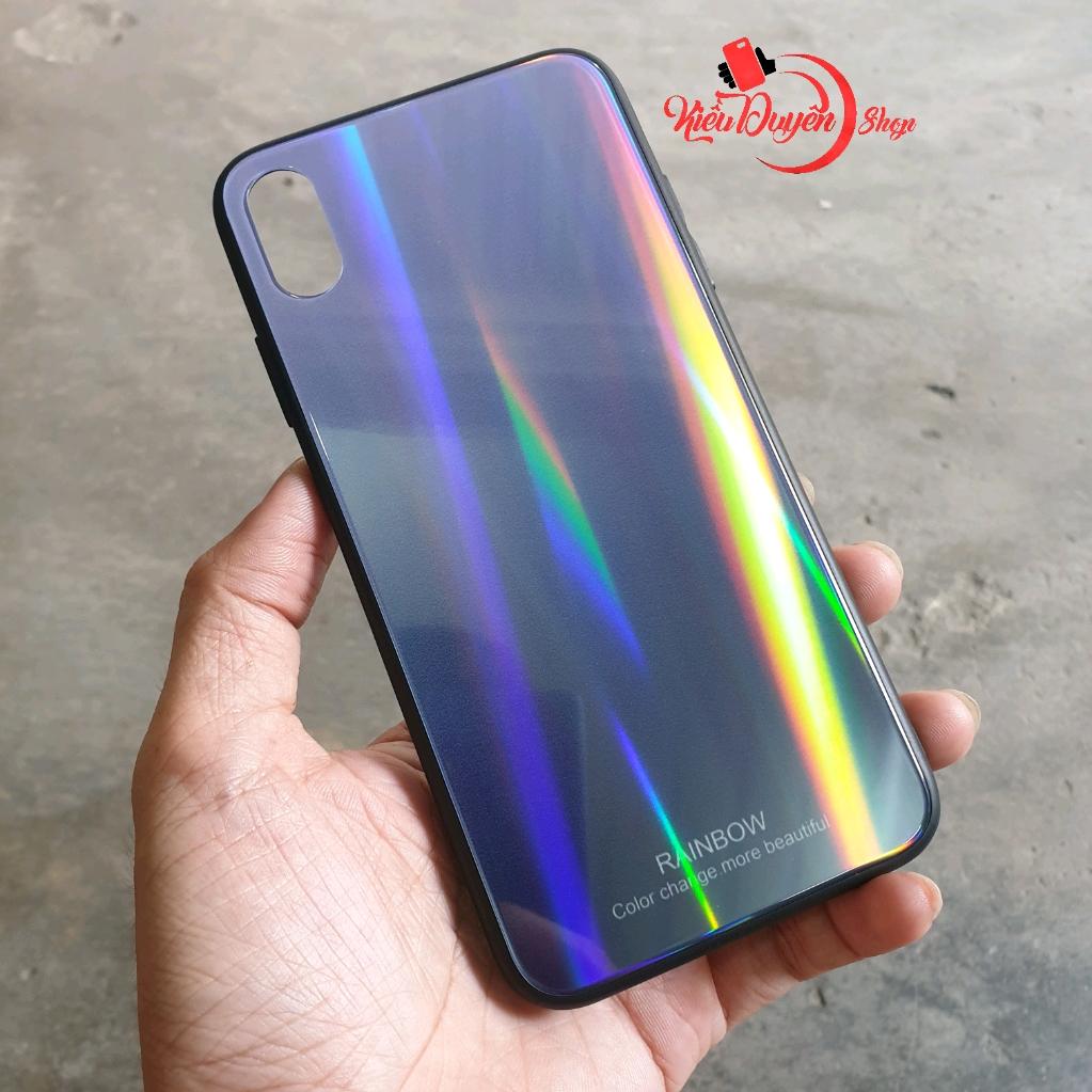 Ốp lưng dành cho iphone Xs Max,Ốp lưng dành cho iphone kính đa sắc