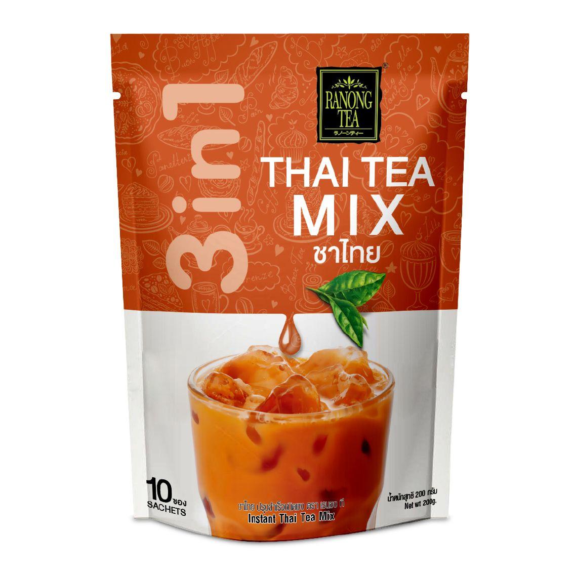 TRÀ SỮA THÁI ĐỎ 3in1 HÒA TAN (5 GÓI) - RANONG TEA THÁI LAN