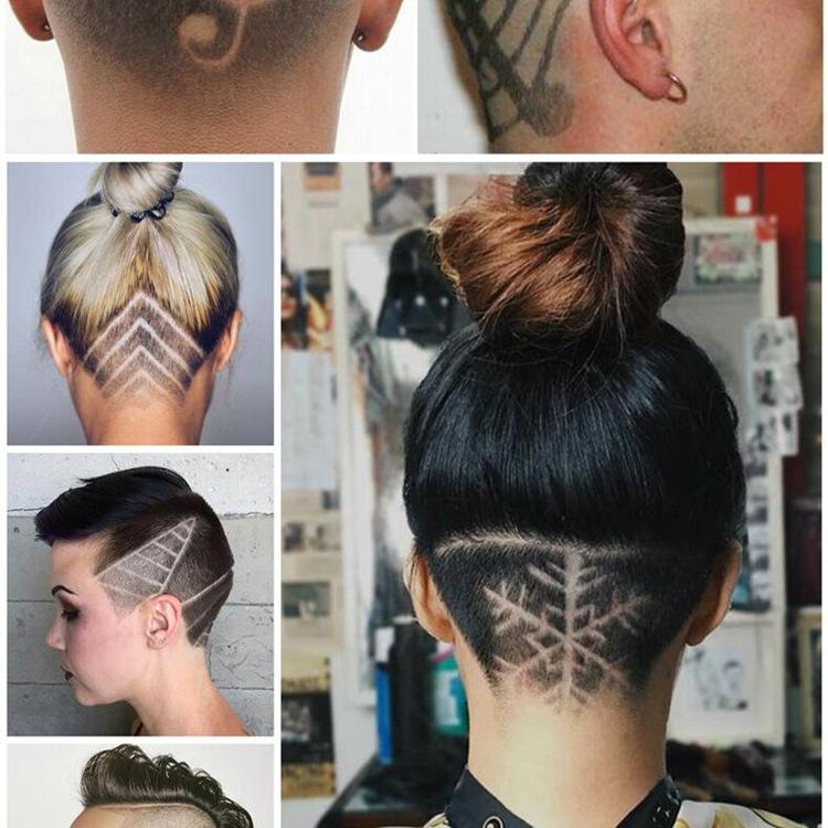 Bộ 10 lưỡi dao cạo bút tattoo tóc