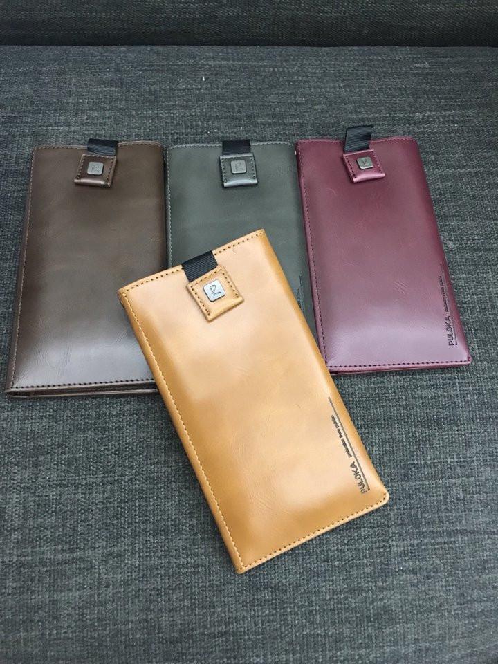 Bao da kèm ví cao cấp cho điện thoai iphone