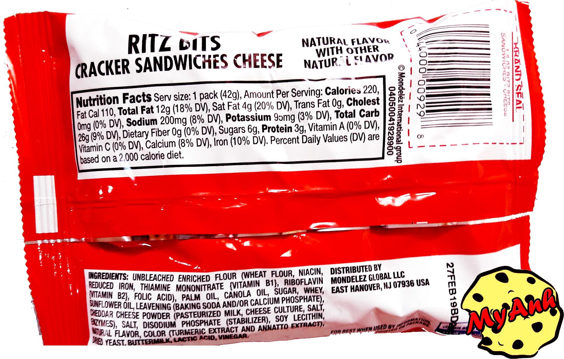 BÁNH RITZ BỊCH NHỎ 50G DATE T1/2021