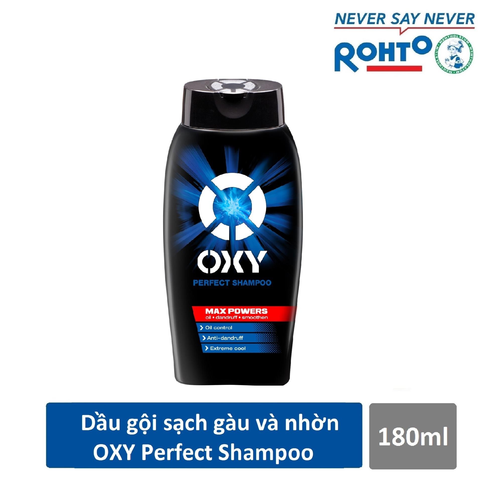 Dầu gội đánh bật gàu và nhờn cho nam Oxy Perfect Shampoo 180ml