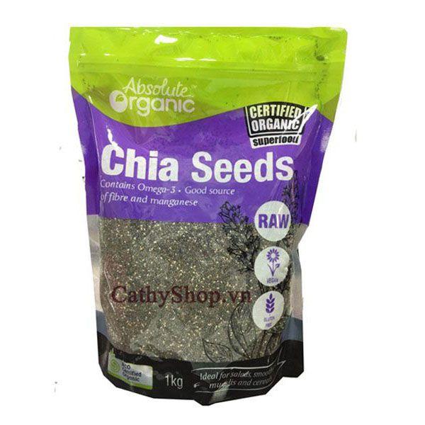 Hạt chia chia Absolute Organic Úc thượng hạng -1 Kg ( Có tem chóng hàng giả)