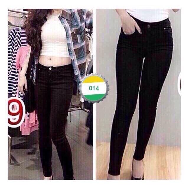 QUẦN JEAN NỮ LƯNG CAO TRƠN CO GIÃN TỐT